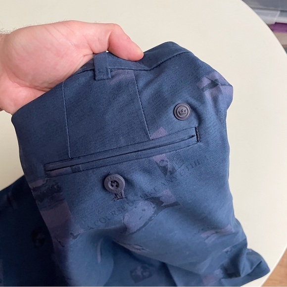 Peter Millar Men’s Surge Performance Novelty Print Golf Shorts Navy Size 36 - Picture 9 of 9